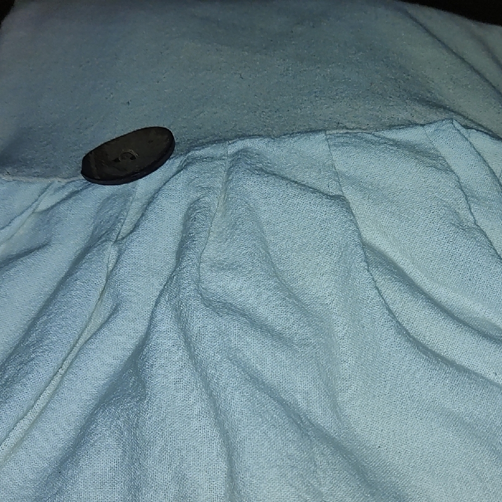 Brown Button-Accent shower curtain